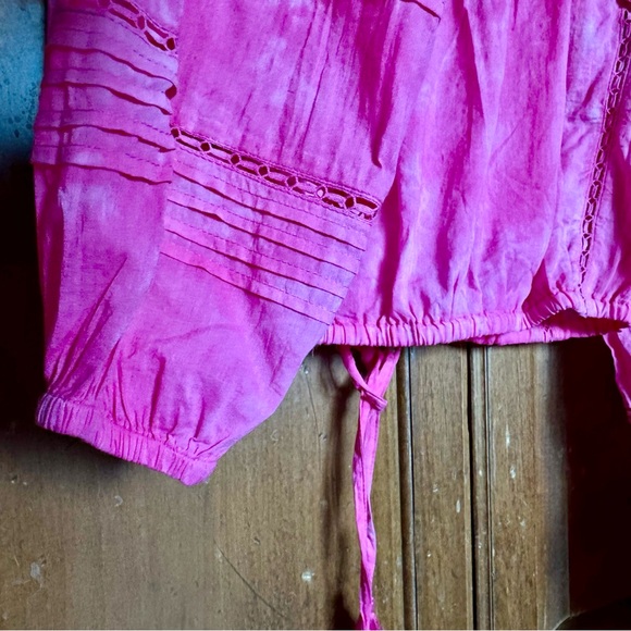 ALLISON NEW YORK | sara blouse | raspberry | size small - Picture 6 of 8